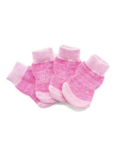 1 par Calcetines para mascotas antideslizante para perro para interior