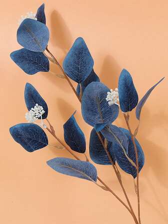 1入組塑料人造植物人造樹葉樹枝用於家居裝飾