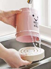 1pc Multi-Function Chopsticks Stand Drainer Holder Rack, Kitchen Dining Utensils Storage Box With Lid, Random Color & Pattern