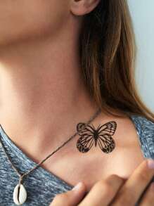 STARTTOOS 9sheets Butterfly Pattern Tattoo Sticker Y2k Temporary Tattoos