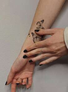STARTTOOS 9sheets Butterfly Pattern Tattoo Sticker Y2k Temporary Tattoos