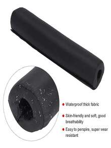 1pc Black Polyamide Barbell Pad - Black - View 6