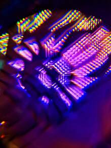 1pc Cyberpunk Style Steampunk Copper Rivet Design Kaleidoscope Multifaceted Prism Decorative Glasses, Perfect For Halloween, Cosplay Party, And Motorcycle Riding - Silver - View 8