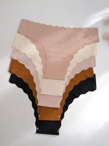 5 条装 扇贝边性感内裤套装