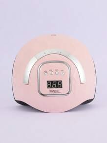 1pc ABS Manicure Light, Modern Portable Nail Lamp For Home - Pink - View 5