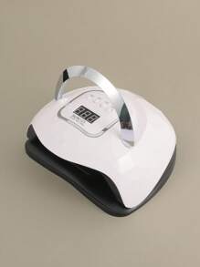 1pc ABS Manicure Light, Modern Portable Nail Lamp For Home - White - View 1