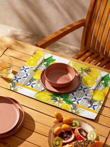 1pc Thảm trải sàn họa tiết chanh - Nhiều màu - Xem 5