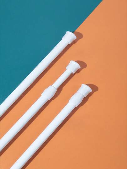 1pc Solid Shower Curtain Rod