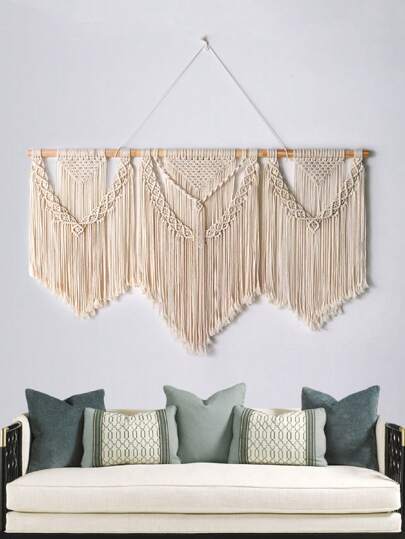 1pc Tassel Decor Wall Hanging