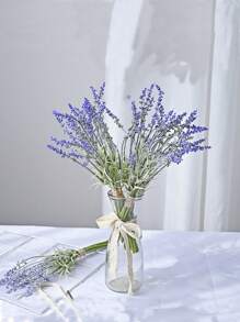 1 bó hoa oải hương nhân tạo - Màu tím - Xem 5