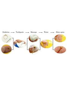 3對/套方晶鋯石裝飾銀耳釘