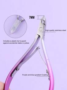 1pc Nail Clippers,Nail Supplies,Nail Tools,Nail Art Tools,Back To School,Nails,Nail Tools For Press On Nails,Manicure Pedicure Tools - Multicolor - View 4