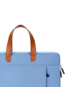 Large Capacity Multifunctional Waterproof Laptop Bag - Blue - View 4