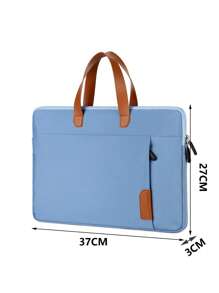 Large Capacity Multifunctional Waterproof Laptop Bag - Blue - View 5