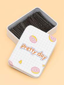 100 件女士波浪设计休闲发夹，适合日常生活发夹爪夹发夹发夹