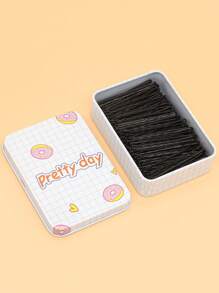 100 件女士波浪设计休闲发夹，适合日常生活发夹爪夹发夹发夹