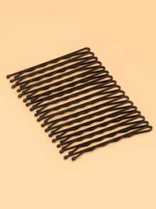 100 件女士波浪设计休闲发夹，适合日常生活发夹爪夹发夹发夹