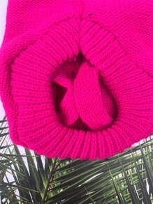 1 pieza Jersey de mascota unicolor para perro con gato para primavera - Rosa Fucsia - Ver 4