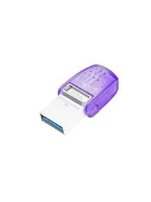 KINGSTON 金士頓 1入組數據旅行 microDuo 3C USB3.2 Type-C 和 Type-A USB 隨身碟 64GB 128GB 高速筆驅動器 - 紫色 - 查看 3