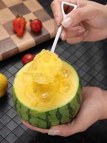 2 piezas Cuchara en forma de pala - Plateado - Ver 4