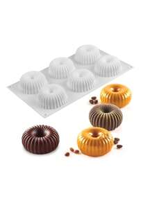 Donut Bánh Khuôn silicon - Màu Xám nhạt - Xem 1