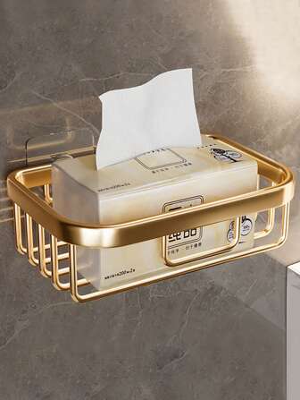 1个铝合金厕纸架