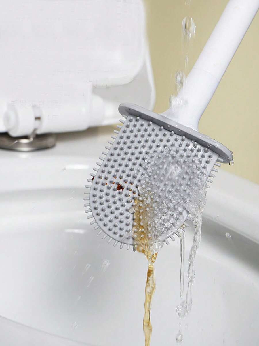 1入組TPR橡膠廁所現代長柄馬桶清潔刷