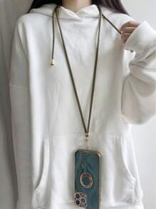 Dây buộc điện thoại tối giản - Màu xanh Ô liu - Xem 1