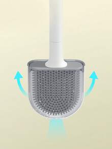 1入組TPR橡膠廁所現代長柄馬桶清潔刷