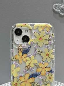 Floral Pattern Phone Case - Multicolor - View 3