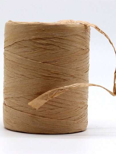 1pc Raffia String Creative Diy Handmade Hat, Bag, Gift Wrapping, And Decoration Crafting Twine