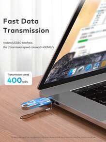 LLano USB-C 3.1 转 USB 3.0 适配器，支持超高速数据同步 (OTG)，兼容 MacBook Pro/Air、iPad Pro、Galaxy - 灰色 - 查看 3