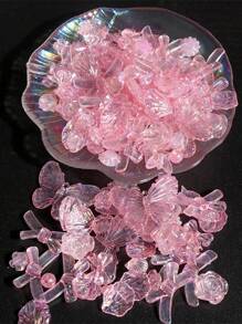 1pack Random Creative Shell DIY Jewelry Accessory For Women For DIY Jewelry Making - Pink - View 1