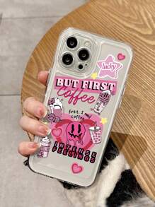 Smile Pattern Phone Case Y2K Phone Case - Clear - View 3