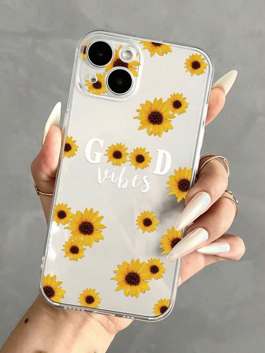 花朵图案手机壳 - 彩色 - 查看 1