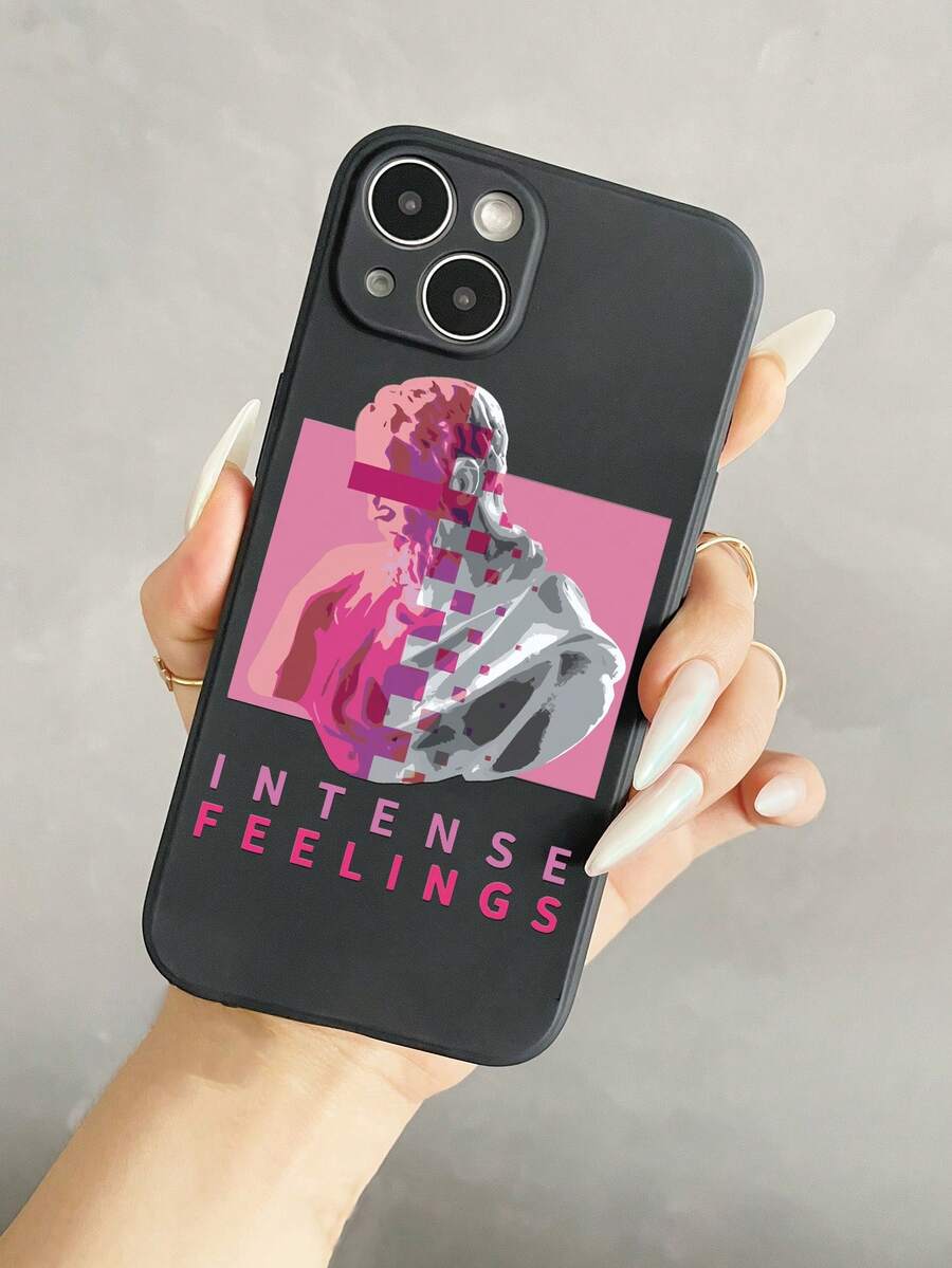 Vỏ điện thoại đồ họa chữ cái - Nhiều màu - Xem 1