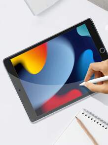 2pcs Tempered Glass Screen Protection Film Compatible With iPad - Clear - View 2