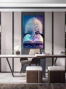 1 Bộ PMMA Tự Làm Tranh Gắn Đá Không Có Khung Hiện Đại Sách & Cây Hoa Văn Tự Làm Kim Cương Unframed Tranh Cho Trang Trí Nhà, quà Tặng - Nhiều màu - Xem 2