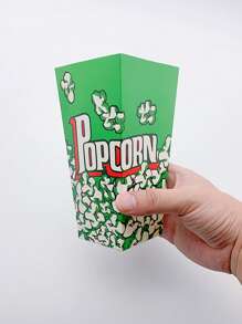 5 piezas Caja de embalaje palomitas de maíz - Amarillo - Ver 3