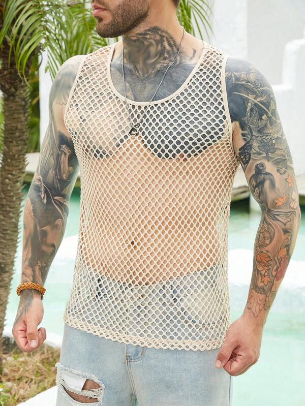 Men Solid Tank Top SHEIN USA