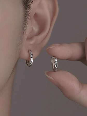 Pendientes de aro minimalista