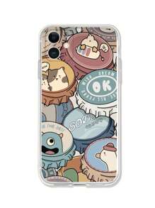 卡通圖案手機殼 - 彩色 - 查看 1