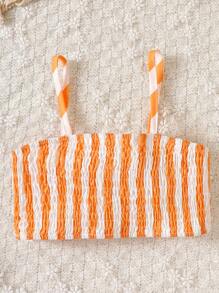 Bộ áo thun trơn màu thoải mái thoáng khí cho bé gái - Nhiều màu - Xem 4