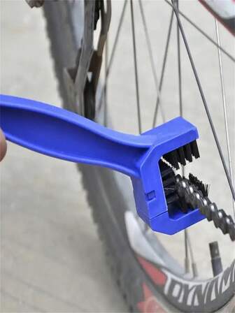 三邊自行車和摩托車鏈輪清潔刷