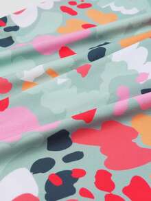 SOLOCOTE 小女童滿版印花緊身打底褲 - 彩色 - 查看 8