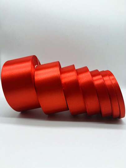 1入組素色顏色禮品包裝絲帶