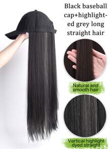 Long Straight Synthetic Wig With Cap