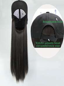 Long Straight Synthetic Wig With Cap