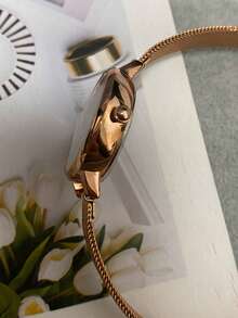 Kezzi休闲时尚女表 - 玫瑰金 - 查看 4