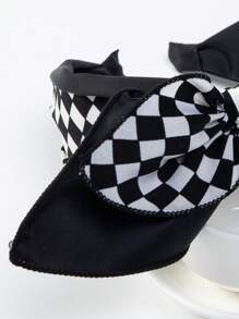 1 Băng đô nơ họa tiết da báo, thích hợp đi chơi cùng gia đình và bạn bè vào mùa thu đông - Nhiều màu - Xem 3